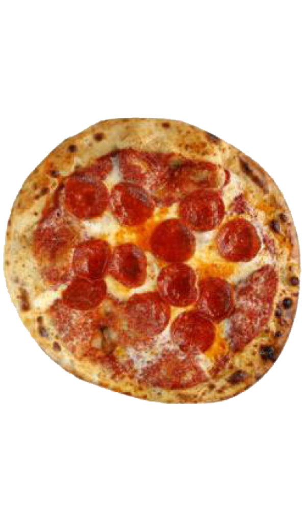 Italian style pizza with fresh cheese, herb, and small colourful tomatoes